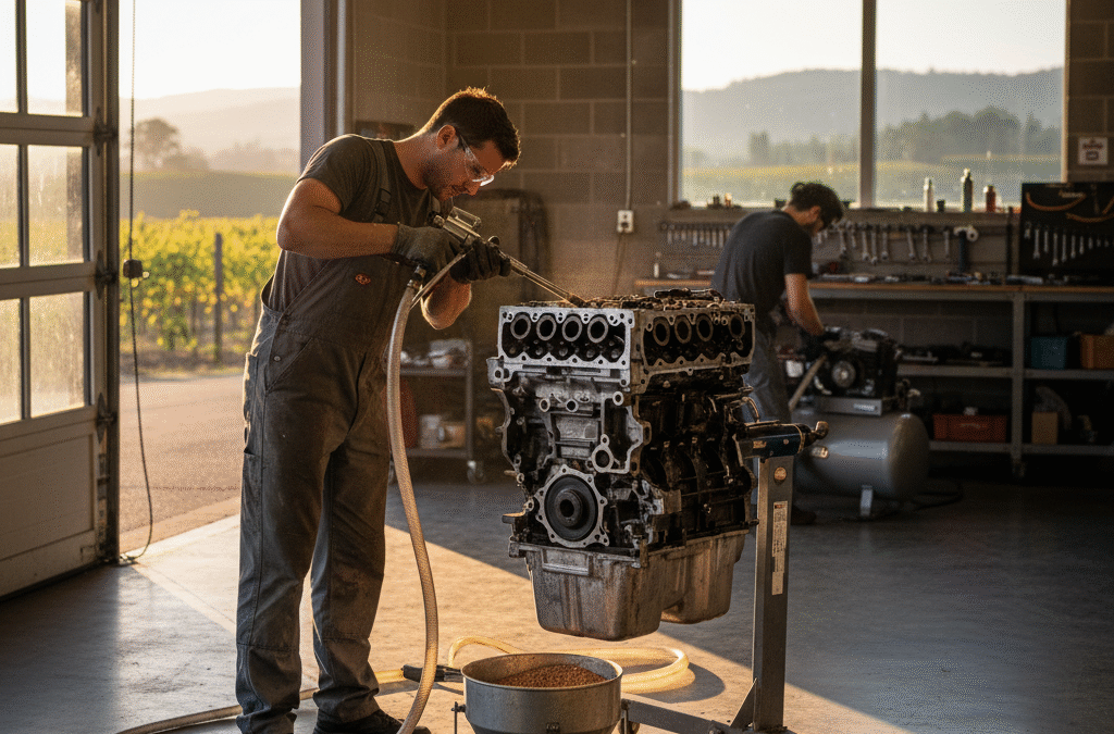 Why Is My Volkswagen or Audi’s Carbon Buildup Causing Rough Idle in Sebastopol — and What Does Walnut Blasting Actually Do?