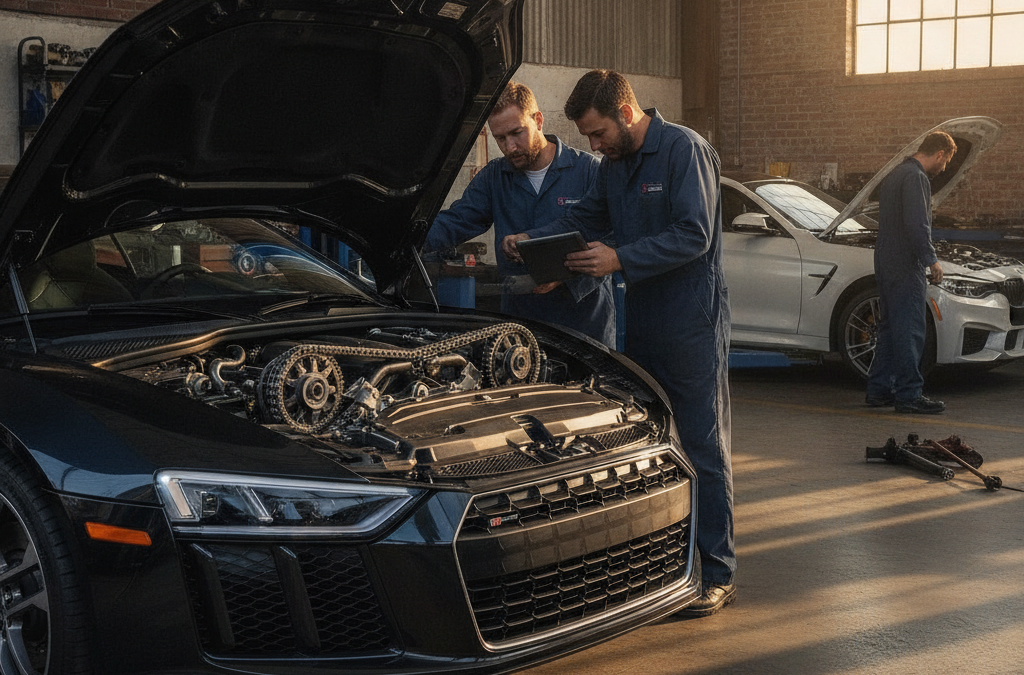 Why Is My Audi or BMW’s Timing Chain Making Noise in Healdsburg — and What Does a Tensioner Failure Actually Mean?