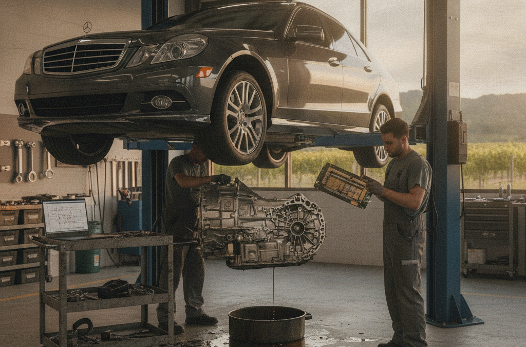 Why Is My Mercedes-Benz Transmission Slipping in Petaluma — and What Does a Conductor Plate Service Actually Fix?
