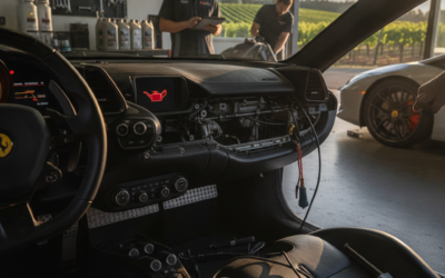 Why Is My Ferrari’s or Lamborghini’s Engine Oil Pressure Warning On in Santa Rosa — and What Does a Factory-Spec Oil Service Actually Involve?