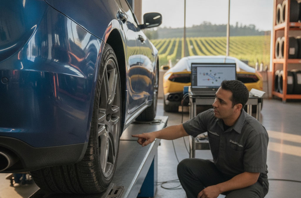 Why Are My Maserati’s or Lamborghini’s Tires Wearing Unevenly in Santa Rosa — and What Does Road-Force Balancing Actually Fix?