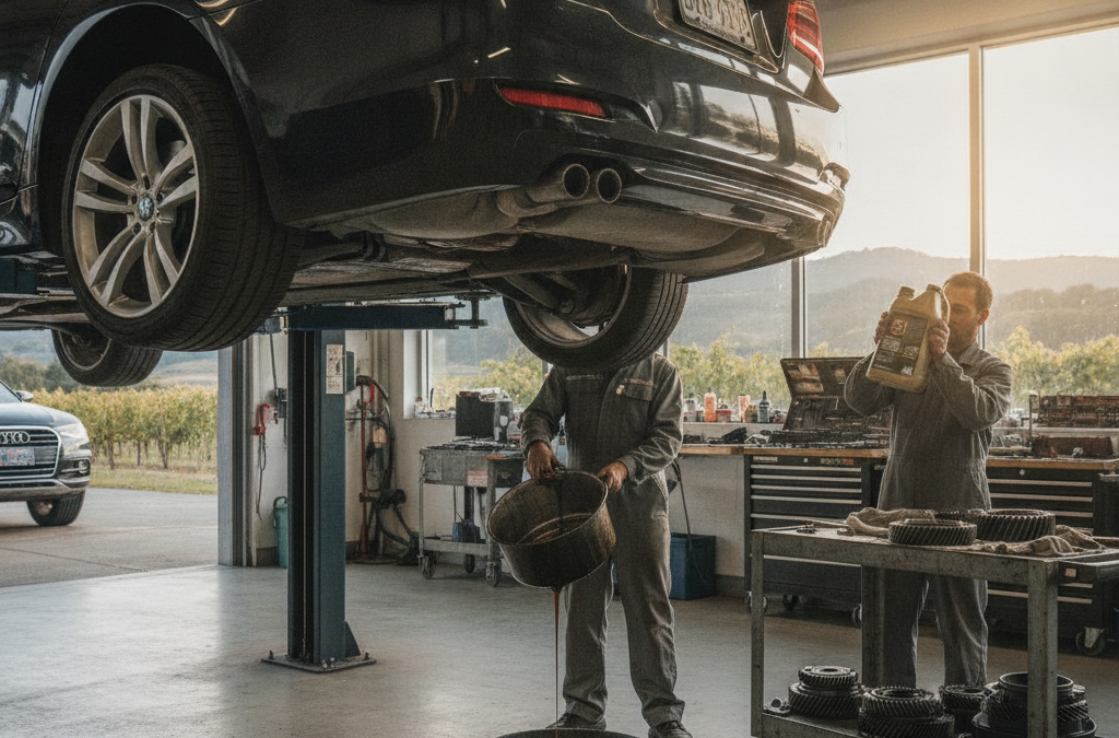 Why Is My BMW’s or Audi’s Differential Making a Whining Noise in Petaluma — and What Does a Differential Service Actually Fix?