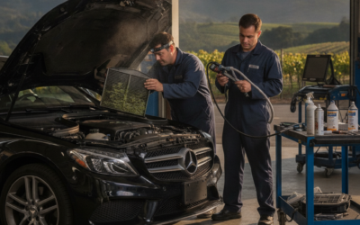 Why Is My Mercedes-Benz or BMW’s Cabin Smelling Like Mildew in Sebastopol — and What Does a Cabin Air Filter and HVAC Service Actually Fix?