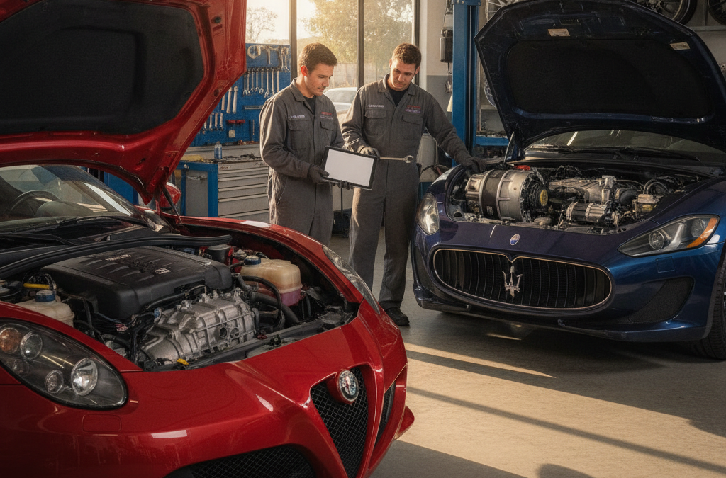 Why Is My Maserati’s or Alfa Romeo’s F1 Clutch Slipping in Healdsburg — and What Does a Dual-Clutch or Single-Clutch Actuator Service Actually Involve?